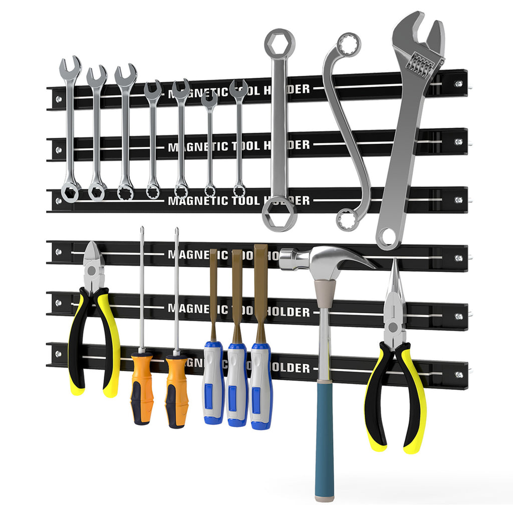 18 Inch Magnetic Tool Holder Strip with Mounting Screws