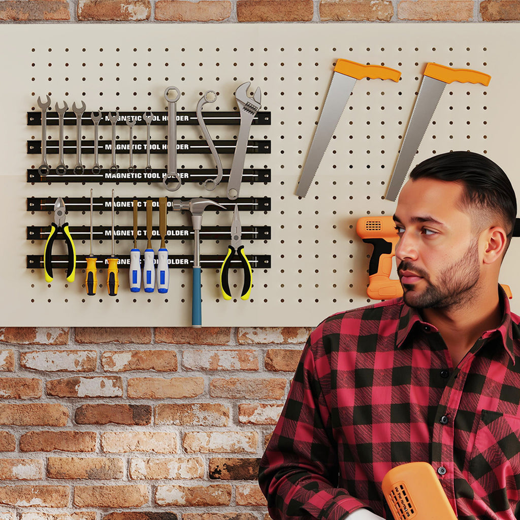18 Inch Magnetic Tool Holder Strip with Mounting Screws