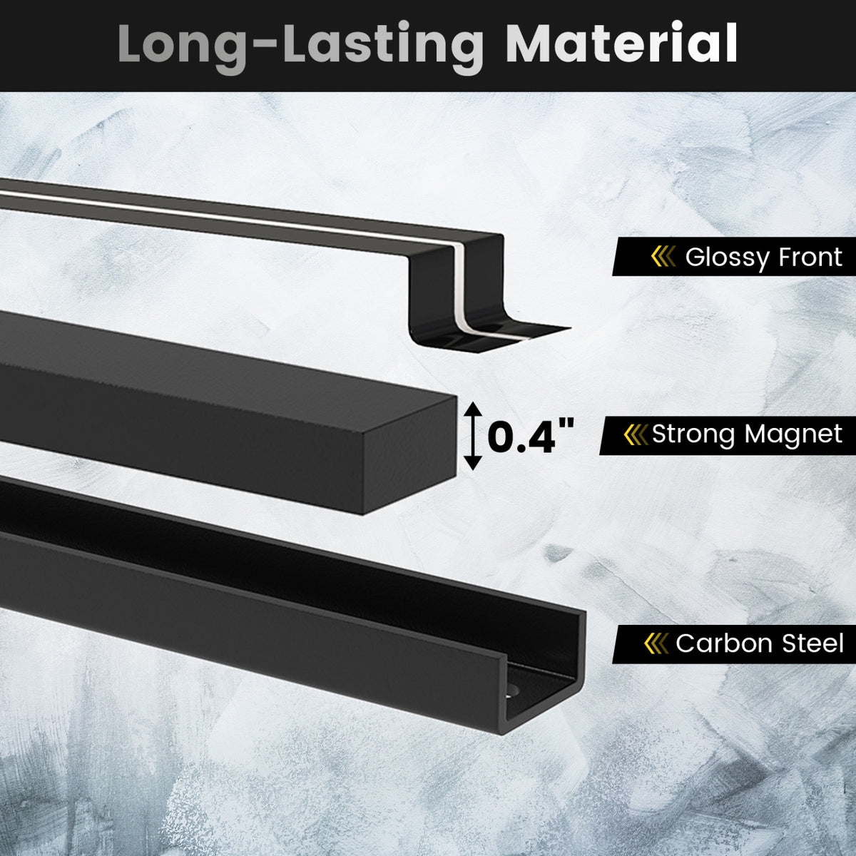 18 Inch Magnetic Tool Holder Strip with Mounting Screws