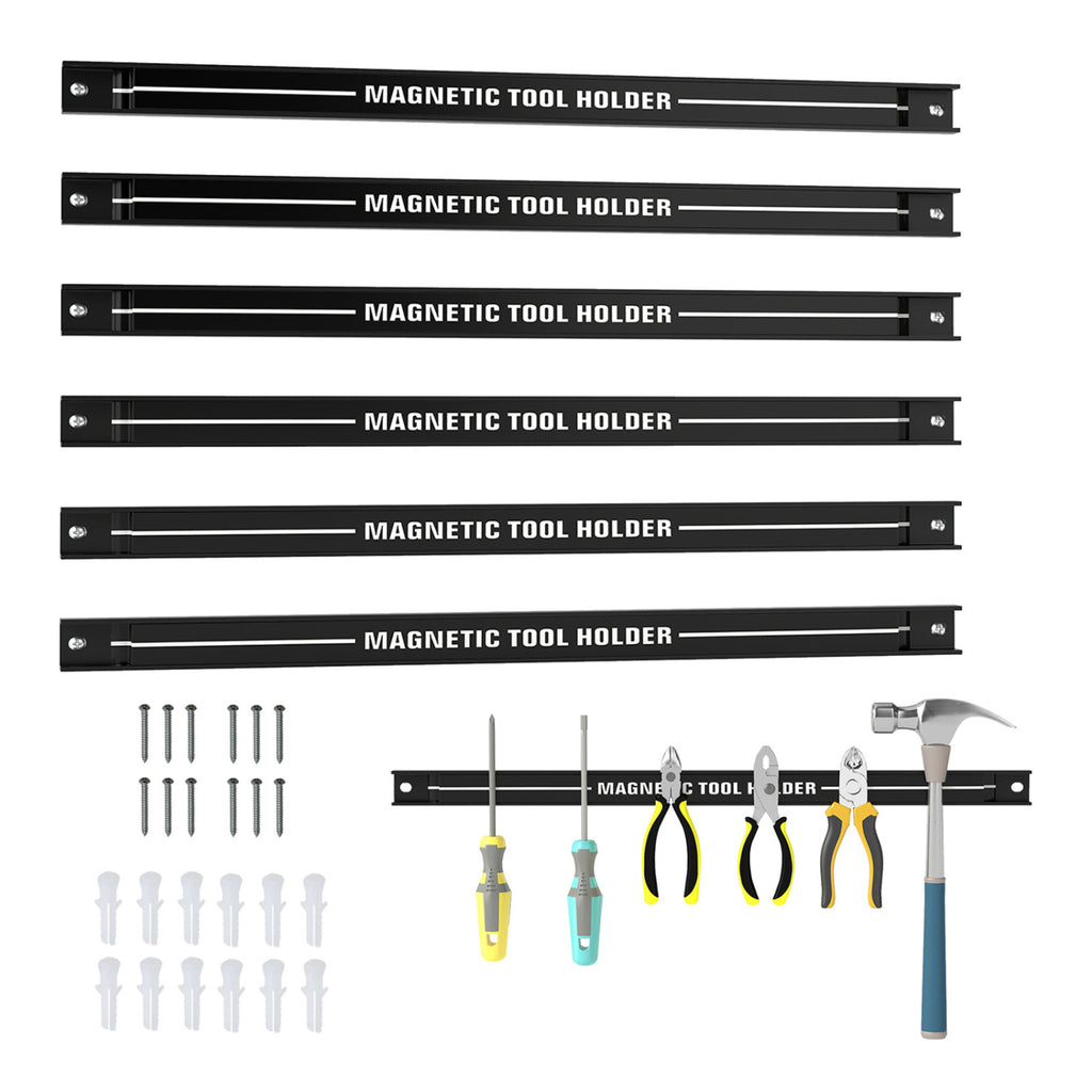 18 Inch Magnetic Tool Holder Strip with Mounting Screws