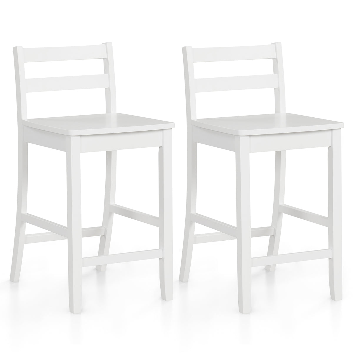 Kitchen Island + 2 Bar Stools + Storage Cart - 3-Piece Set