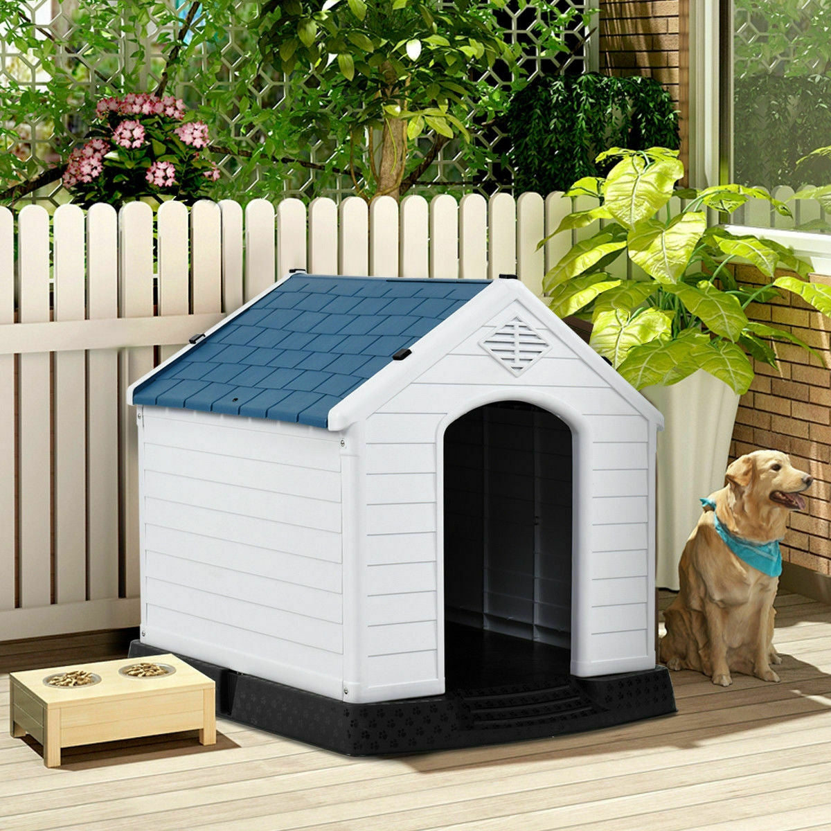 Medium Dog House with Ventilation System & Fastening - M Variation