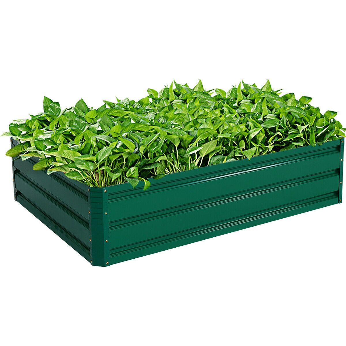 Raised Garden Bed 47 Inch - Vegetable & Flower Planter, 1 Ft Height