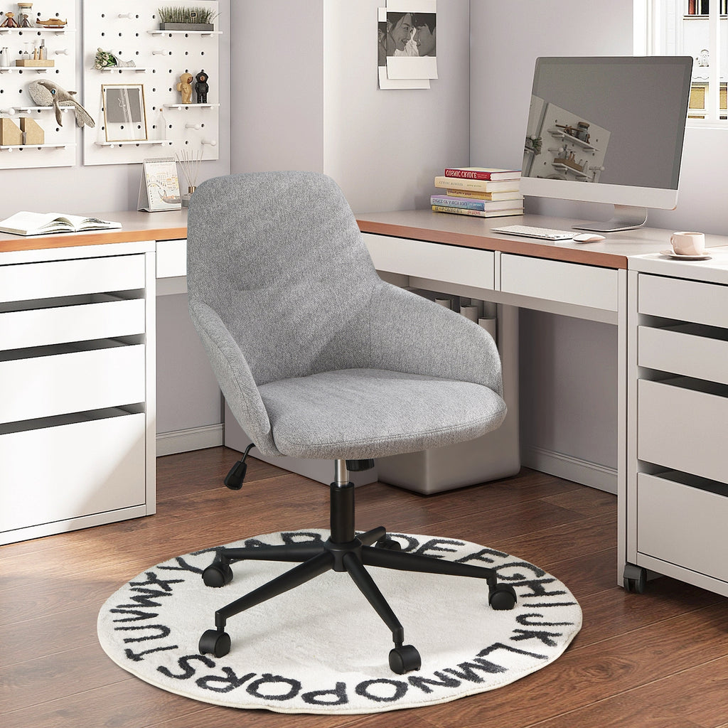 Fabric Office Chair with Rocking Backrest