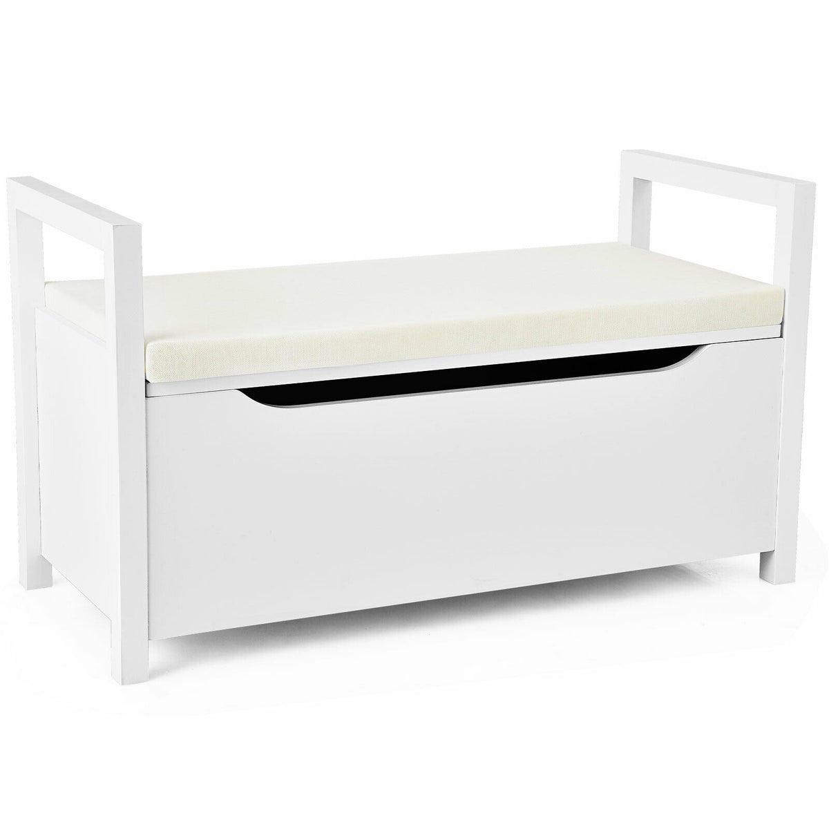 Waiting Room Bench Seating with Metal Frame Leg, Gray