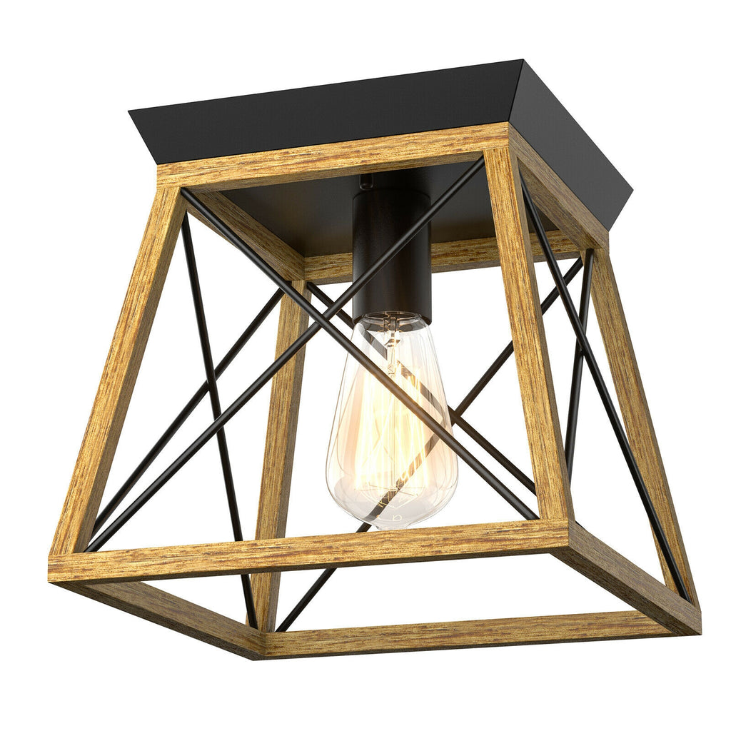 Farmhouse Vintage Ceiling Light with E26 Socket for Kitchen Dining Hallway