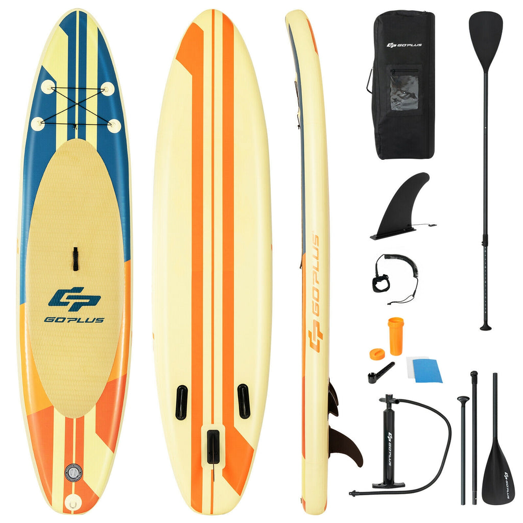 Lightweight Inflatable Stand Up Paddle Board with Bag Aluminum Paddle and Pump - M Size