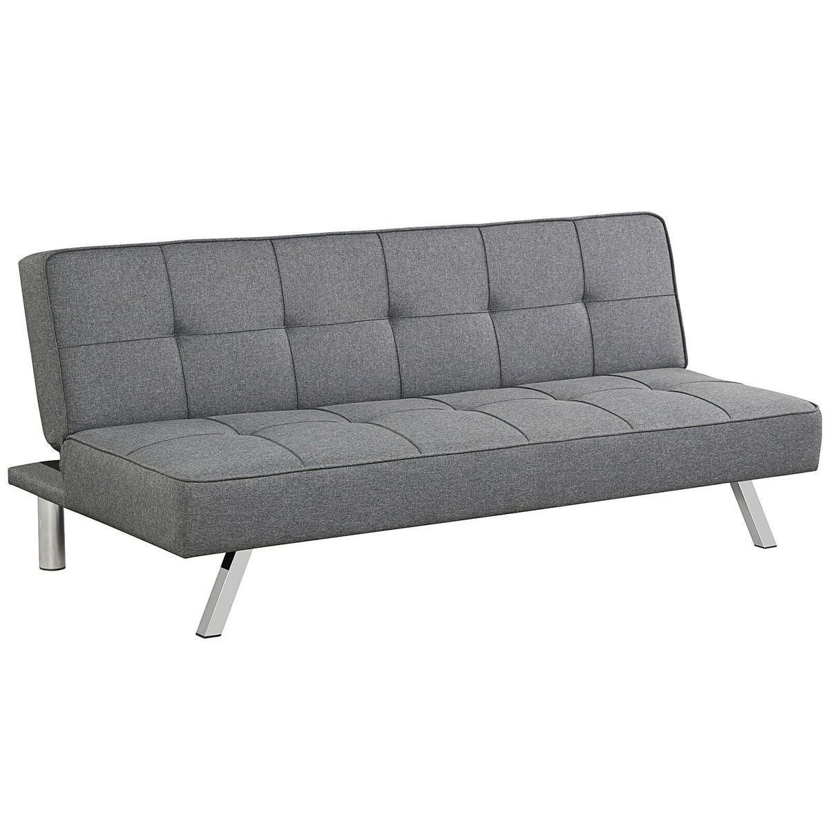 3-Seat Convertible Sofa Bed with Adjustable Angles