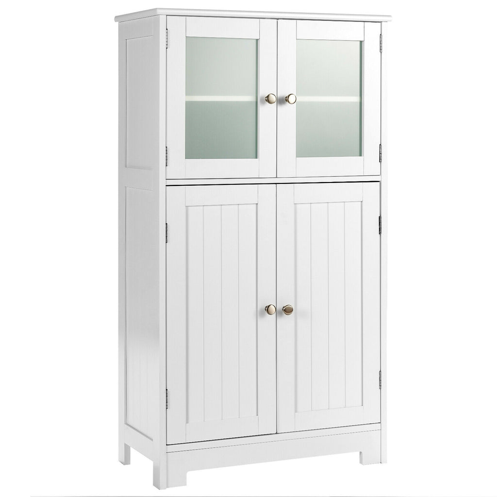 Bathroom Cabinet with Drawer Single Door Adjustable Shelf