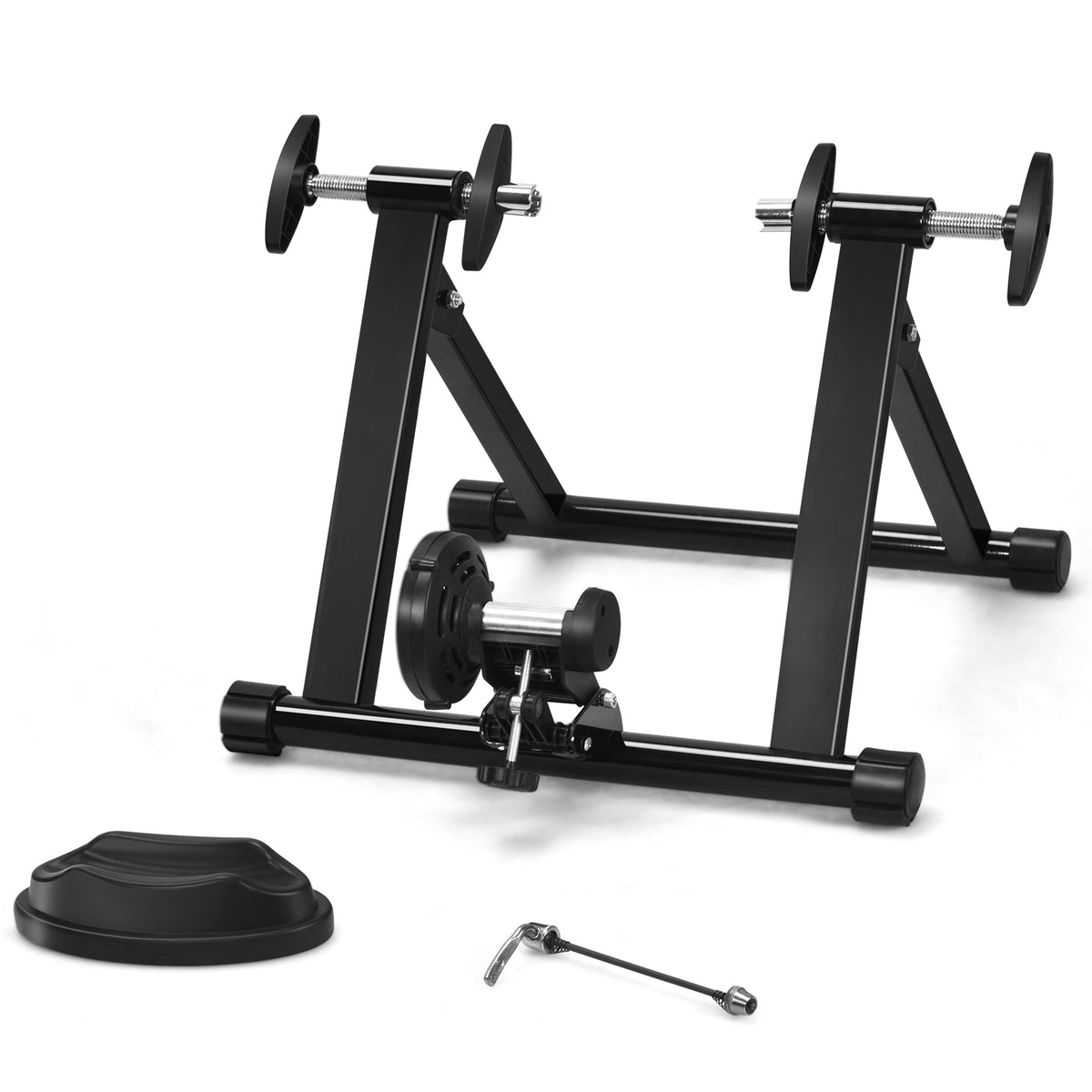 Portable Folding Bicycle Trainer Stand for 26-28 Inch Bikes