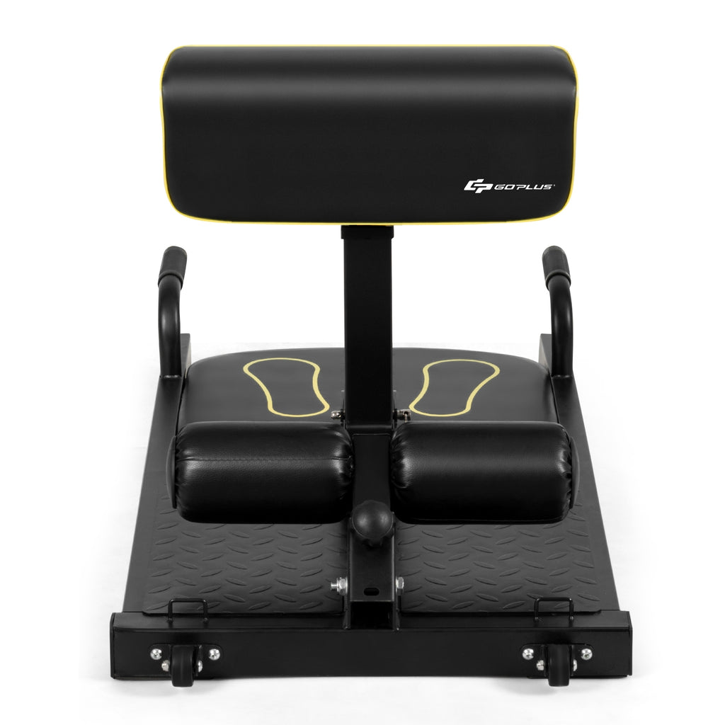 8-in-1 Home Gym Multifunction Squat Machine 39 Inch Length - Costway