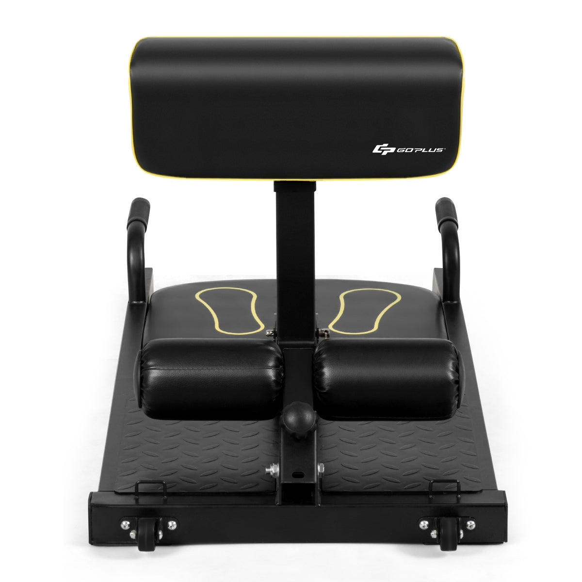 8-in-1 Home Gym Multifunction Squat Machine 39 Inch Length - Costway