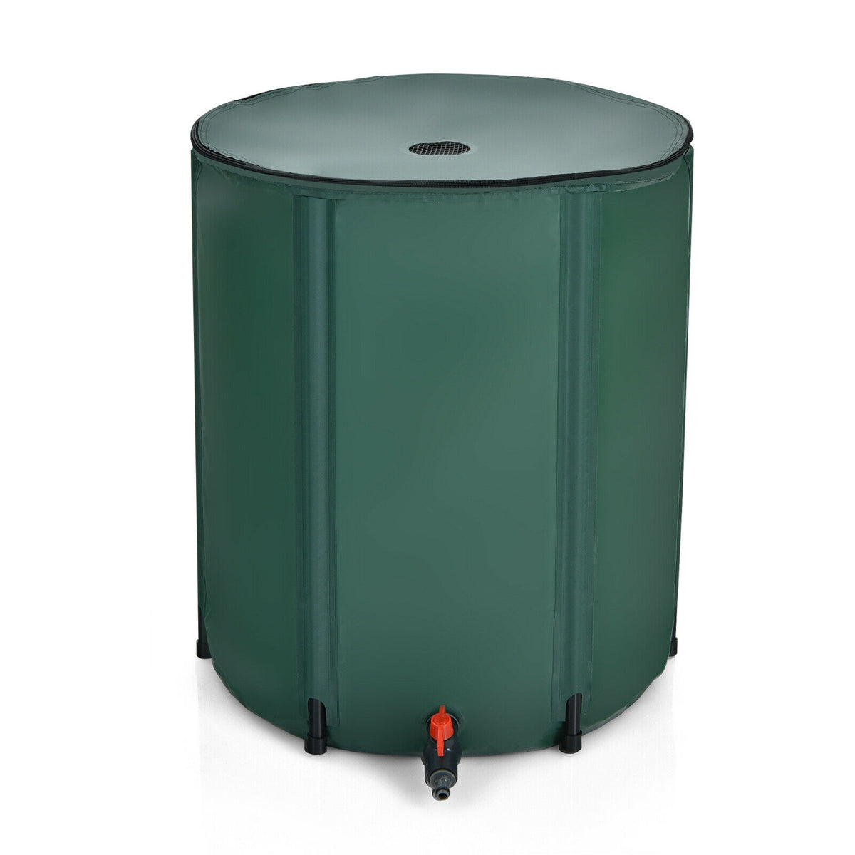 60 Gallon Portable Collapsible Rain Barrel Water Collector for