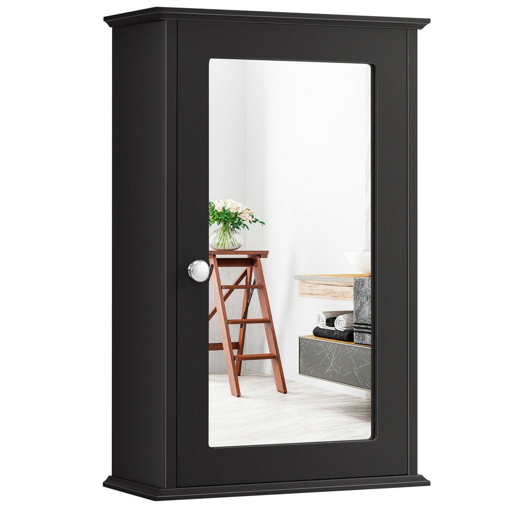 Bathroom Wall Mount Storage Cabinet Single Door with Height