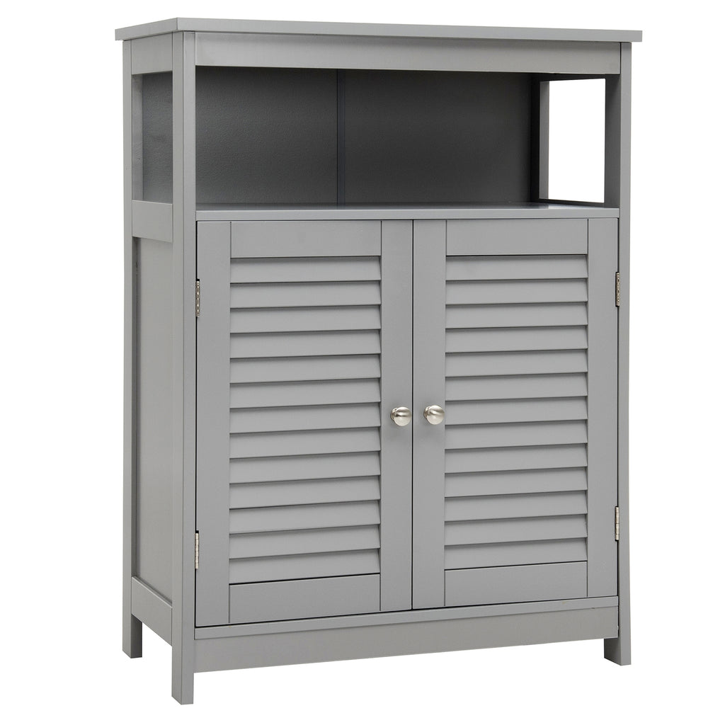 Corner Storage Cabinet 2-Door, Brown