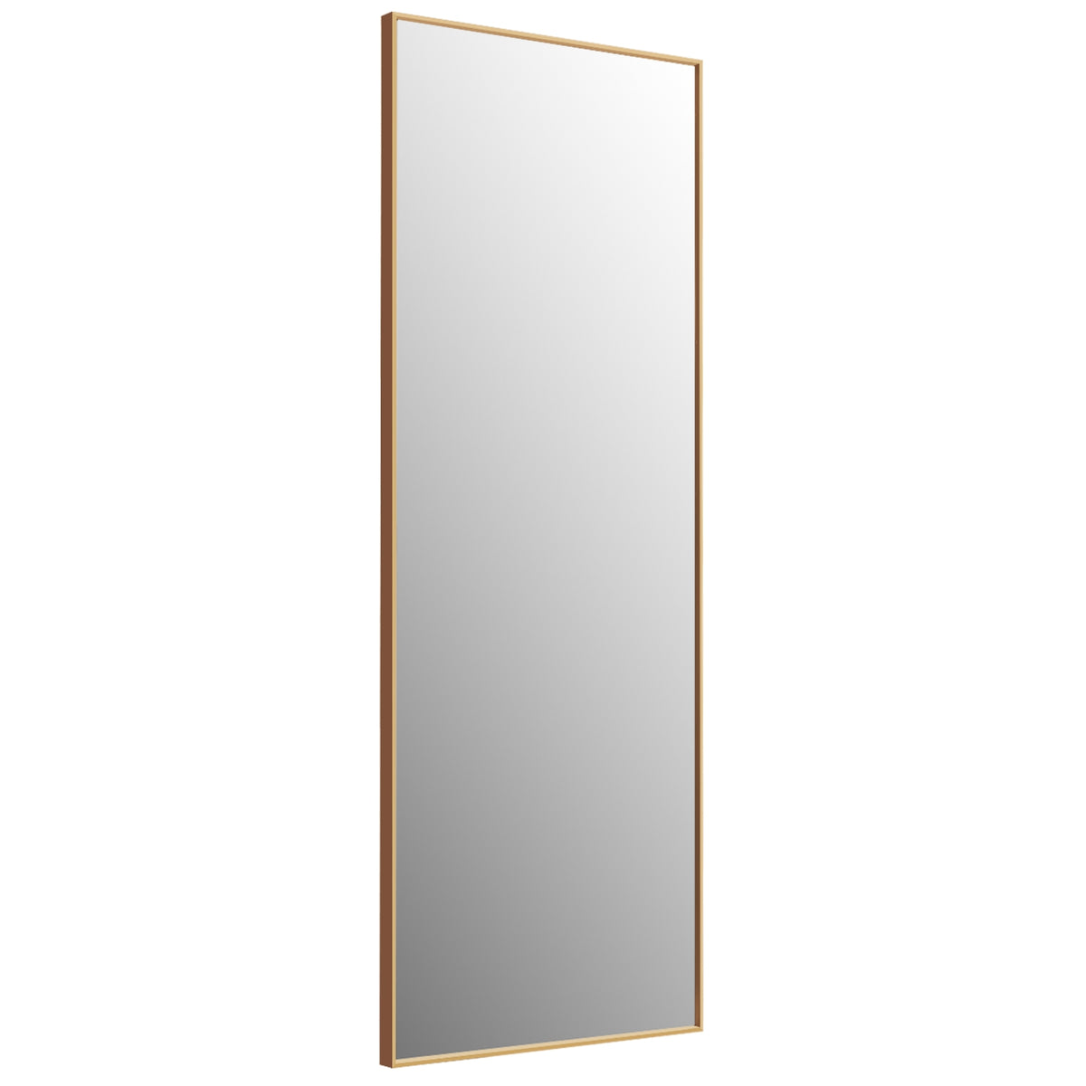 59 Inch Full Length Rectangle Mirror - Large Bedroom Mirror with Golden Frame