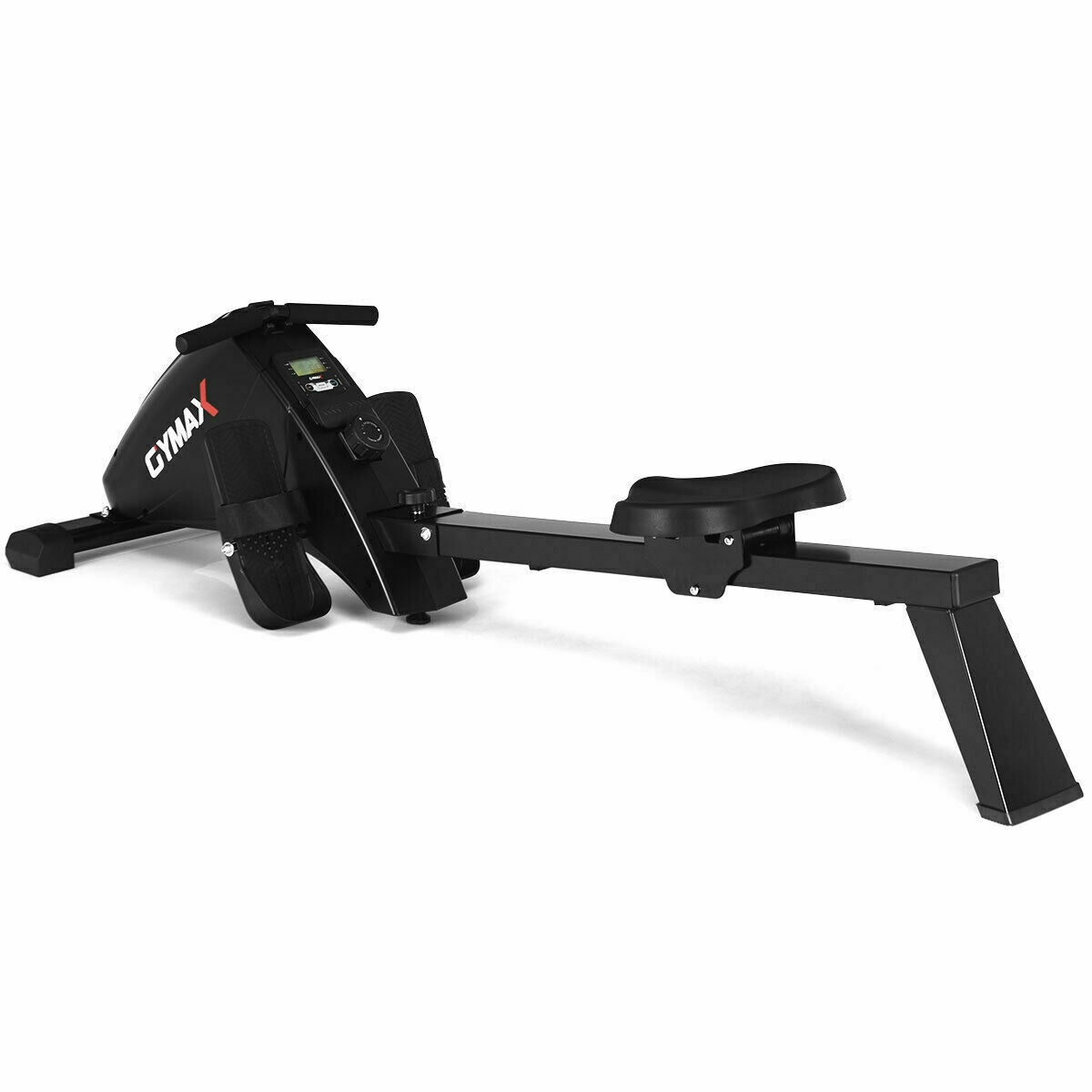 Foldable Magnetic Rowing Machine with 10 Resistance Levels for Home Gym