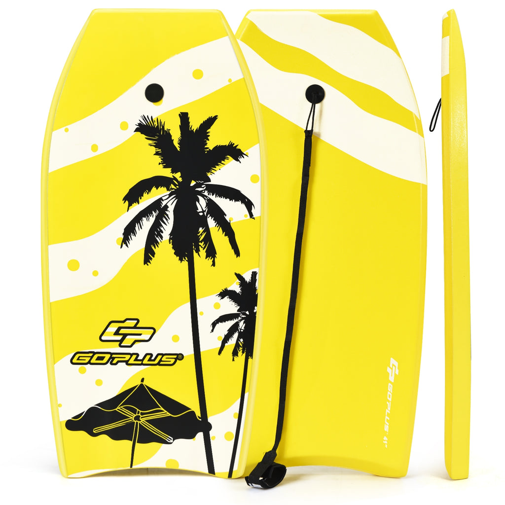 Lightweight Bodyboard Surfing with Wrist Leash - S Size