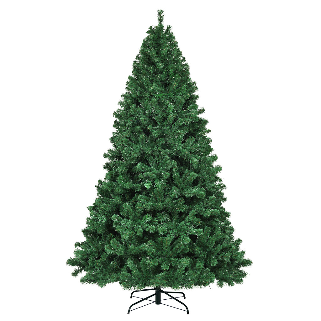 7.5 Feet Artificial Christmas Tree Unlit with 1968 Branch Tips - No LED
