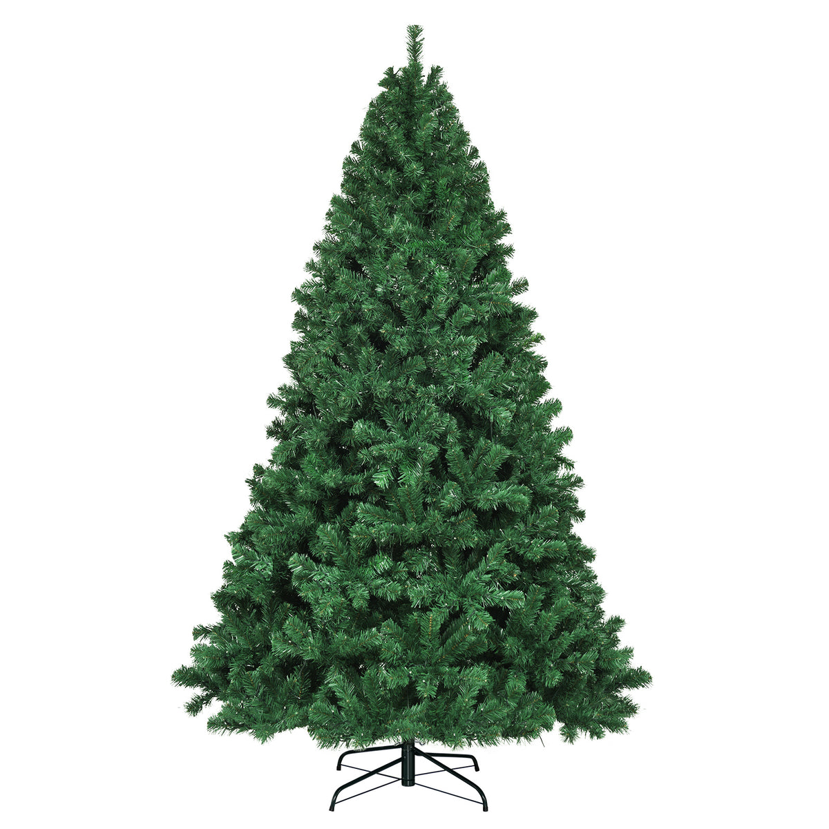 7.5 Feet Artificial Christmas Tree Unlit with 1968 Branch Tips - No LED