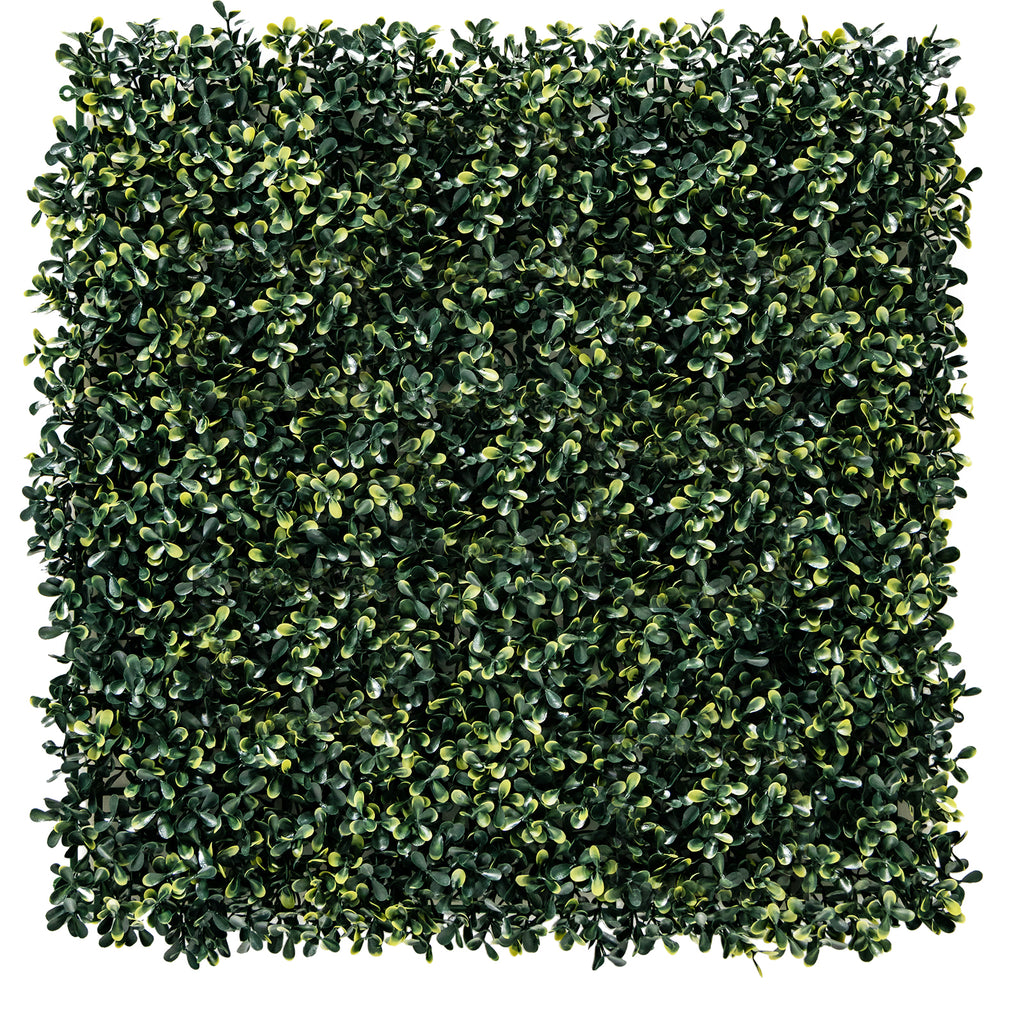 Artificial Peanut Leaf Fence Panels - 12 Pieces UV-Resistant Garden Decor