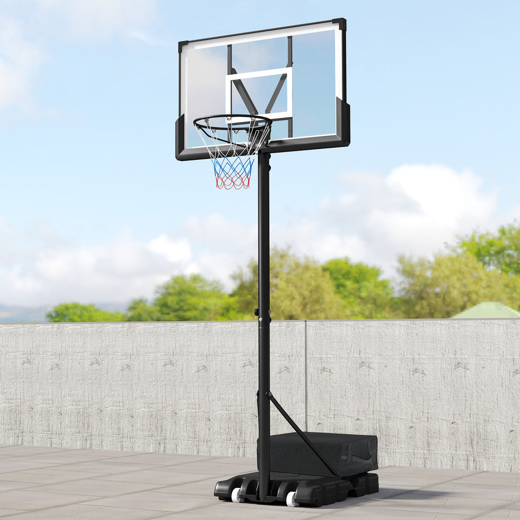 Portable Adjustable Basketball Hoop System for Kids Teens Adults Outdoor Indoor