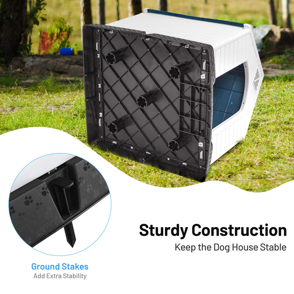 Medium Dog House with Ventilation System & Fastening - M Variation