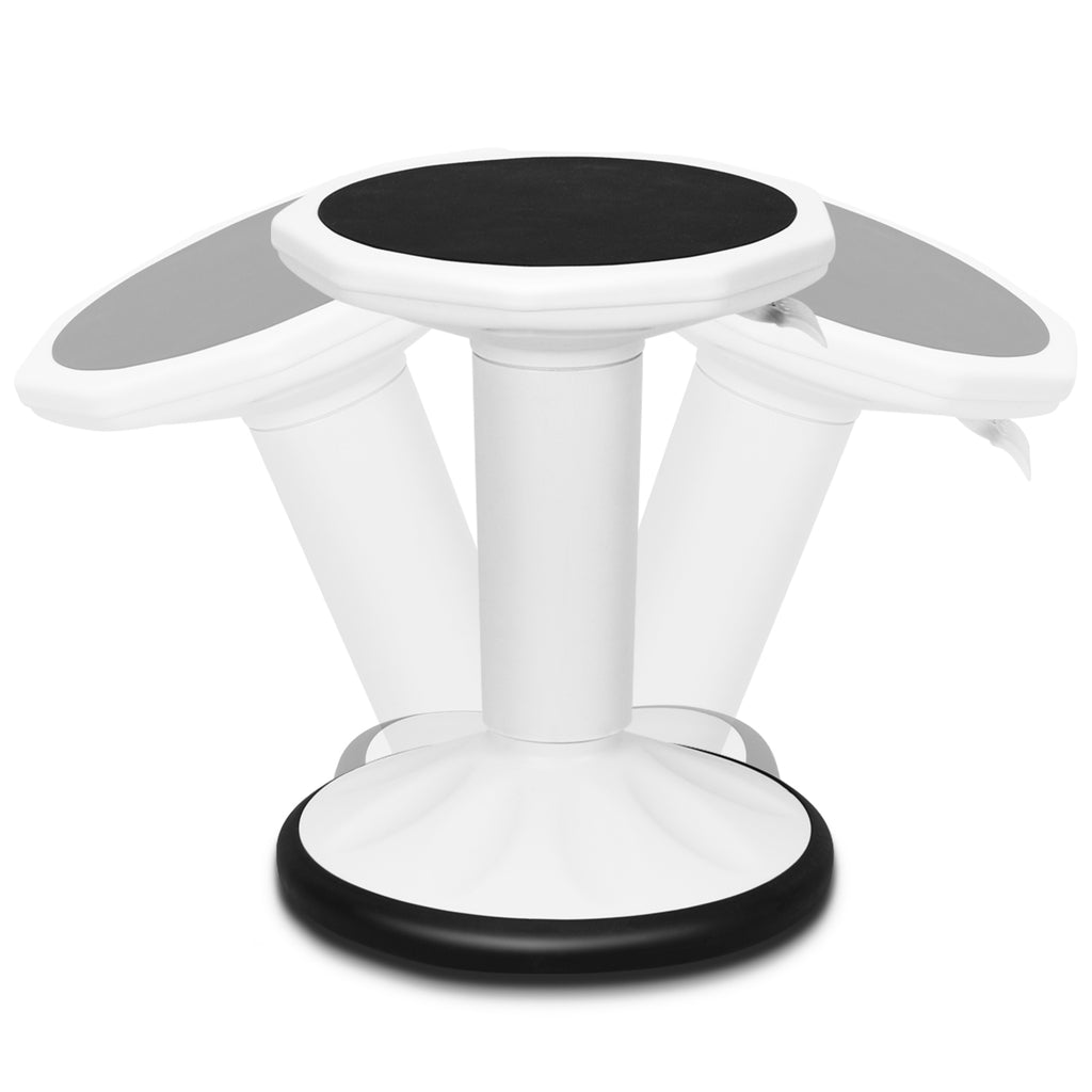 Adjustable Wobble Stool for Kids - Active Learning, White