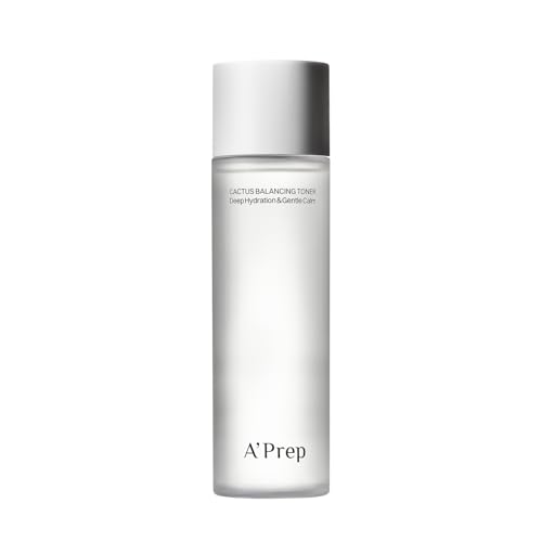 A'Prep Cactus Balancing Toner ? Lightweight Hydrating Facial Toner with Jeju Cactus Extract, Hyaluronic Acid & Panthenol for Refreshing Skin, Korean Skincare, 150ml