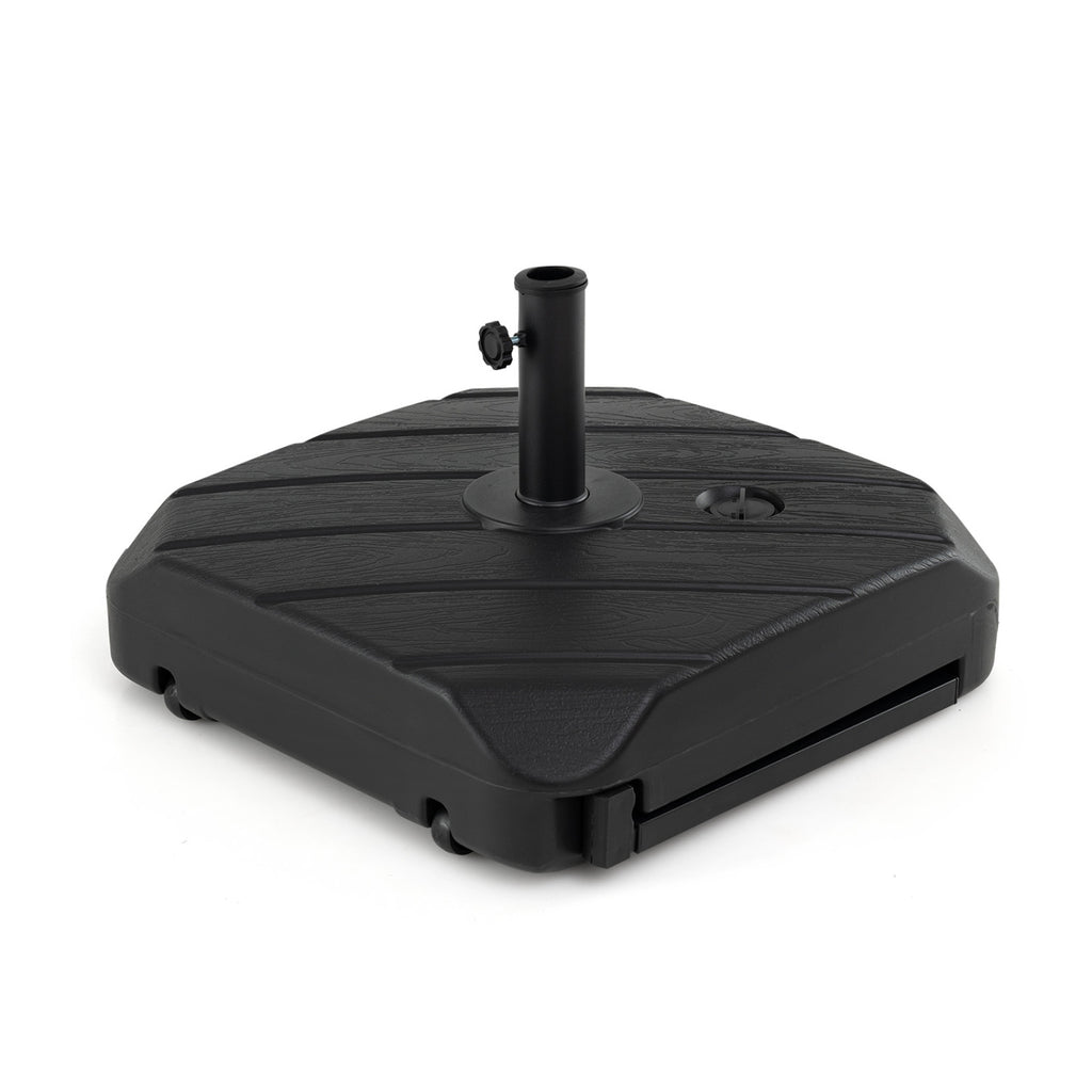 Fillable Patio Umbrella Base with Wheels - 211 LBS Capacity