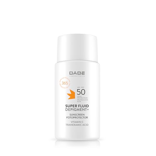 - Super Fluid Depigment+ Fotoprotector SPF 50 | Facial Antimanchas | Resistente Al Agua | Todo tipo de piel | Fotoenvejecimiento | Protecci?n Da?o Solar | Unifica el tono | 50ml