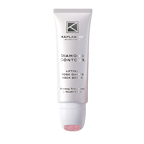 KAPLAN MD Diamond Contour Lifting Rose Quartz Neck Serum, Firming Treatment + Youth Elixir, 1.7 oz.