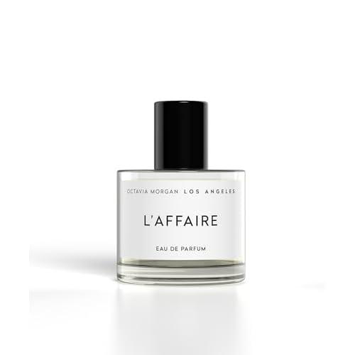 OCTAVIA MORGAN L¡¯AFFAIRE Eau De Parfum - Sweet Fragrance with Jasmine, Saffron, Vegan Ambergris & Cedarwood for A Floral-Sweet Signature- Explore Women's Fragrances Awakening Confidence & Memory- 50ML