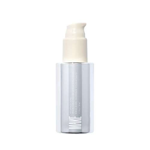 MAKE Beauty Hydrascape - Reverse Emulsion Hydrating Ceramide Face Moisturizer for Plump, Glowing Skin. Lightweight Antioxidant Lotion Serum for Dry Skin. 1.7oz Pump.