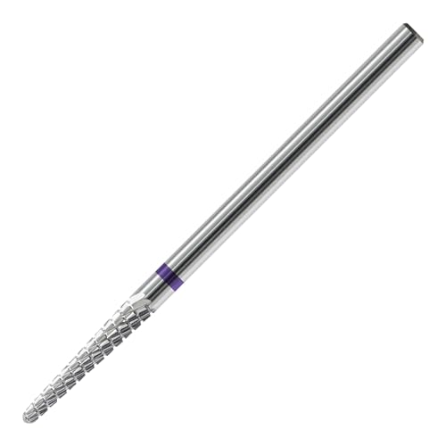 Small Cone Cuticle Clean Nail Drill Bits, 3/32" 2mm Conical Carbide Nail Bit, Professional Safety Under Nails Cleaner for Cuticle Dead Skin, Electric Manicure Accessories, Medium