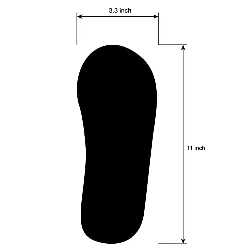 CHNELSS 60Pairs Professional Spray Tan Feet Pads - Disposable Foam Feet Protectors for Tanning Salon Hygienic & Comfortable Feet for Spray Tanning - Spray Tan Foot Covers for Tanning Tent(Black)
