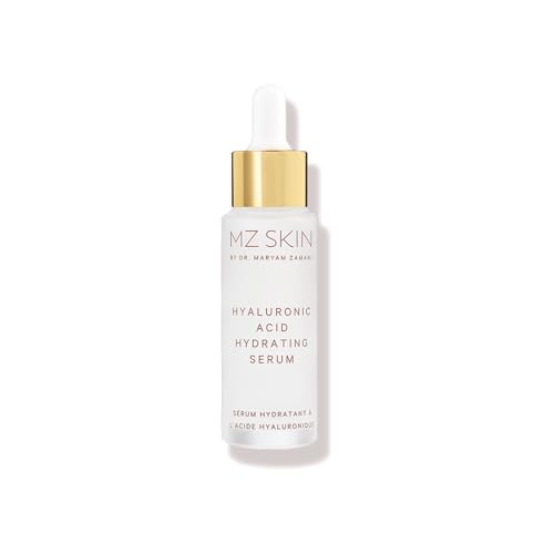 MZ SKIN Hyaluronic Acid Hydrating Serum 1.01 fl oz - Multi-Molecular Complex with Panthenol & Snow Mushroom for Deep Hydration & Anti-Aging to Reduce Wrinkles, All Skin Types, Fragrance Free