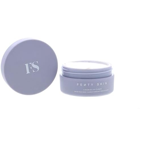 Fenty Skin Cookies N Clean Whipped Clay Pore Detox Face Mask with Salicylic Acid + Charcoal 2.5 oz/ 75 mL