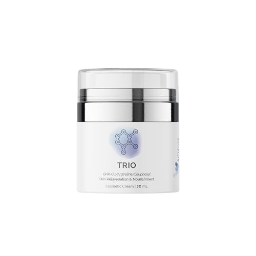 InfiniWell Trio Anti Aging Face Moisturizer & Wrinkle Cream - Advanced Triple Peptide Complex - Support Healthy Hydration Levels, Collagen & Elastin Production (30 ml)