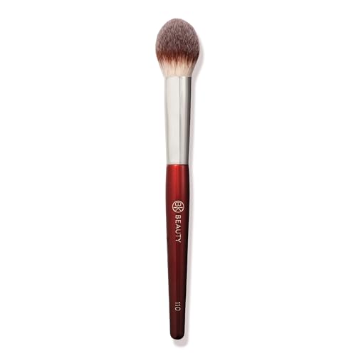 BK BEAUTY 110 LARGE CONCEALER BRUSH ? Dense Tapered Under-Eye Concealer Brush for Quick Blending, Full Coverage Finish, No Product Absorption
