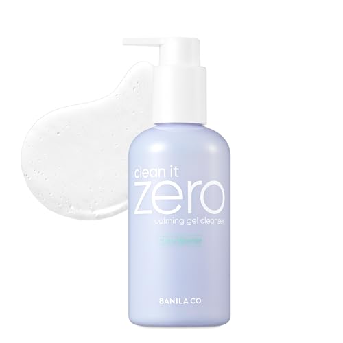 BANILA CO Clean It Zero Calming Gel Cleanser | Cica & Amino Acid Complex for Gentle Hydration | Vegan & Hypoallergenic | Korean Facial Cleanser for Sensitive Skin (200ml / 6.76 fl oz)