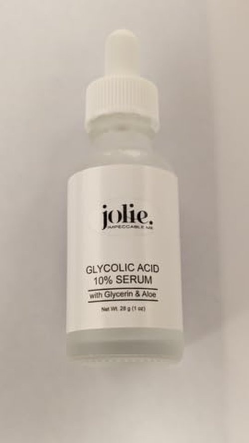 Jolie Glycolic Acid 10% Retexturizing Serum - Anti-Aging Skincare - Refines Skin Texture - Prevents Dehydration - Reduces Wrinkles - Vegan- Gluten Free Net Wt. 28 g / 1 oz.