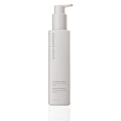 SHANI DARDEN SKIN CARE Cleansing Serum Face Wash for All Skin Types, Gentle Daily Hydrating Gel Facial Cleanser & Makeup Remover with Hyaluronic Acid & Oat Bran, Removes Excess Oil & Dirt, 4 fl oz