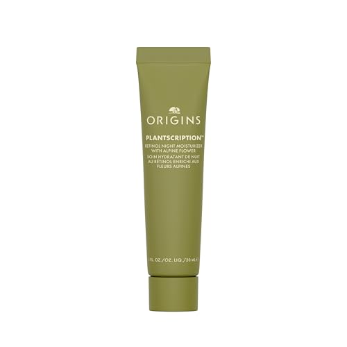 Origins Plantscription Retinol Night Moisturizer | Visibly Diminishes Lines, Pores & Uneven Skin Tone | With Peptide & Retinol, 1 Fl Oz