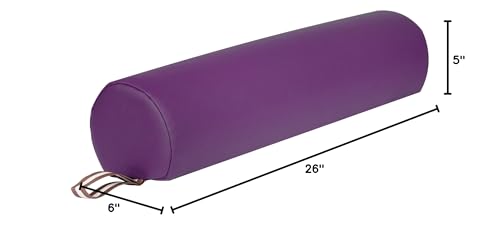 Master Massage 6"x26" 3/4 Round Massage Bolster - Royal Blue