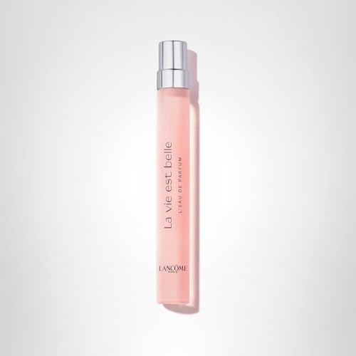 Lancôme La Vie Est Belle Eau de Parfum - Long Lasting Fragrance with Notes of Iris, Earthy Patchouli, Warm Vanilla & Spun Sugar - Floral & Sweet Women's Perfume, 0.34 Fl Oz