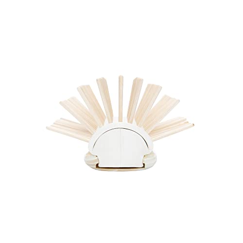 Ibiza Hair Detangling Brush with Wooden Pins (Pearl Series) | Stimulates Scalp & Reduces Drying Time | Ideal for All Hair Types