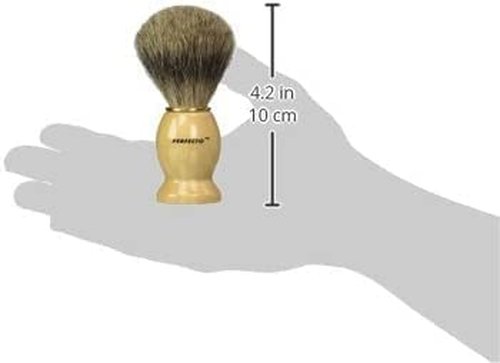 Brown Badger Shaving Brush and Shaving Bowl