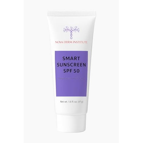 Smart Sunscreen SPF 50 Sensitive Skin Sunblock Men & Women Clear Protector Solar Para la Cara Broad Spectrum Non-Comedogenic Heliocare by Nova Derm Institute (1 fl oz)