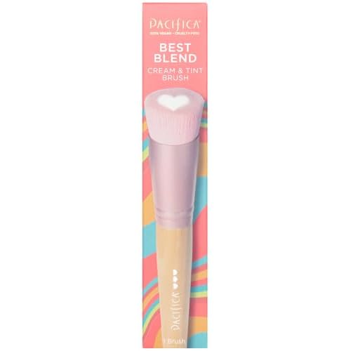Pacifica Foundation Brush - for Makeup Blending Cream & Liquid Make Up - Makeup Brush for Foundations, Blush, Bronzer, Highlighting & Setting Powder - Beauty Tools for Skin Care, Vegan & Cruelty-Free